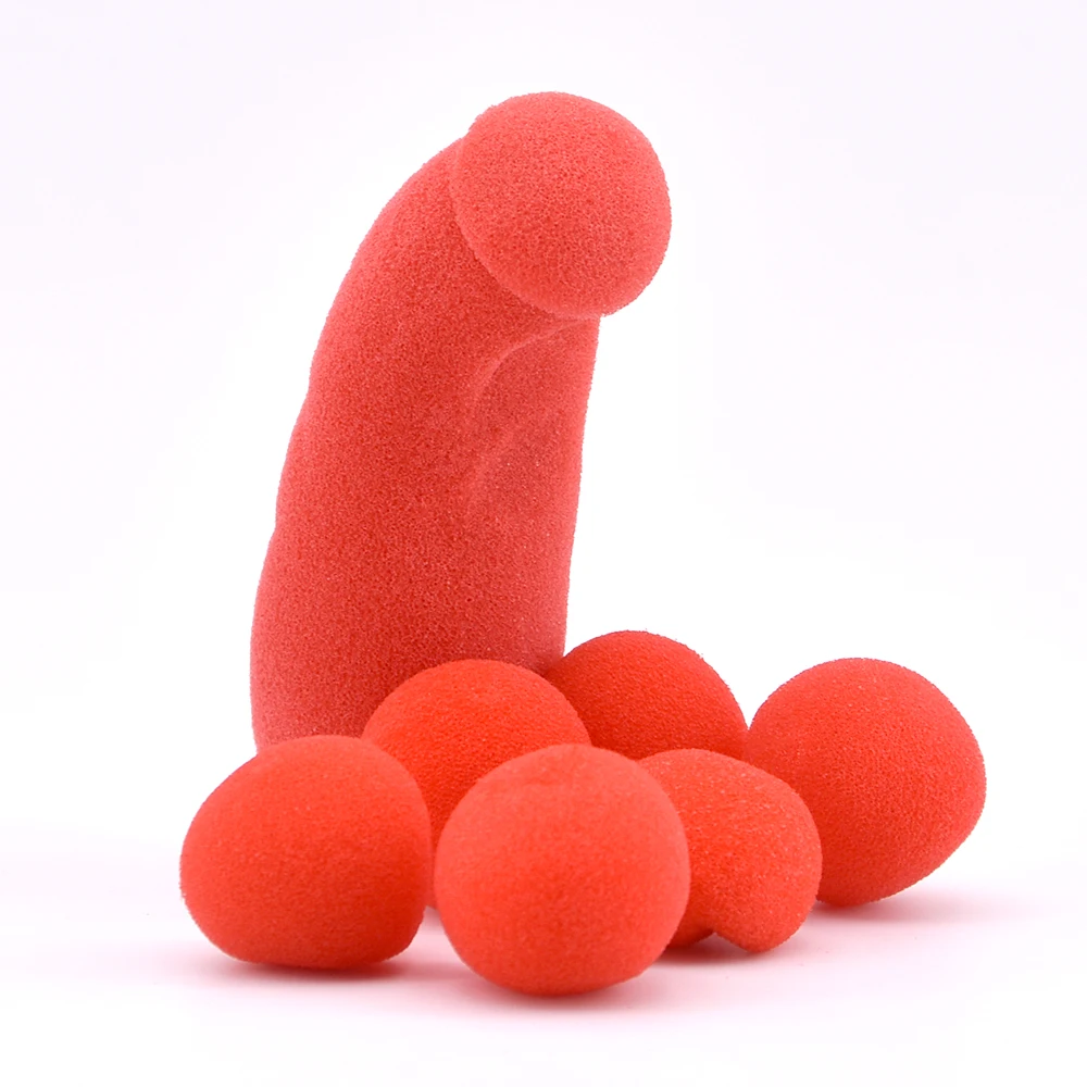 

1set Small Sponge Brother with 4pcs Sponge Balls Magic Tricks Stage Street Illusions Gimmick Accessories Props Funny Mentalism