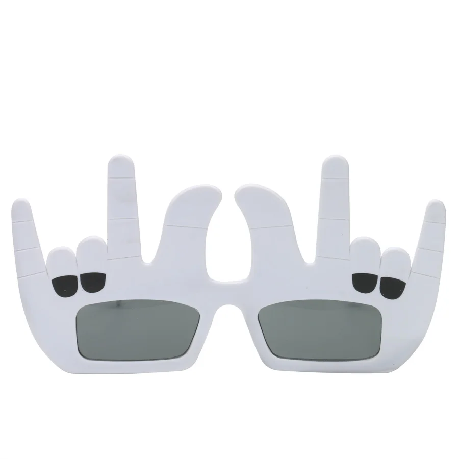 Знак рога очки Украшенные Corna солнцезащитные очки вечерние сувениры фото стенд реквизит праздничные события вечерние украшения