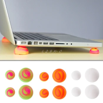 

Multicolor Laptop Cooling Stand Cooler Ball Feet Antiskid Leg Skidproof Pads Notebook Accessories