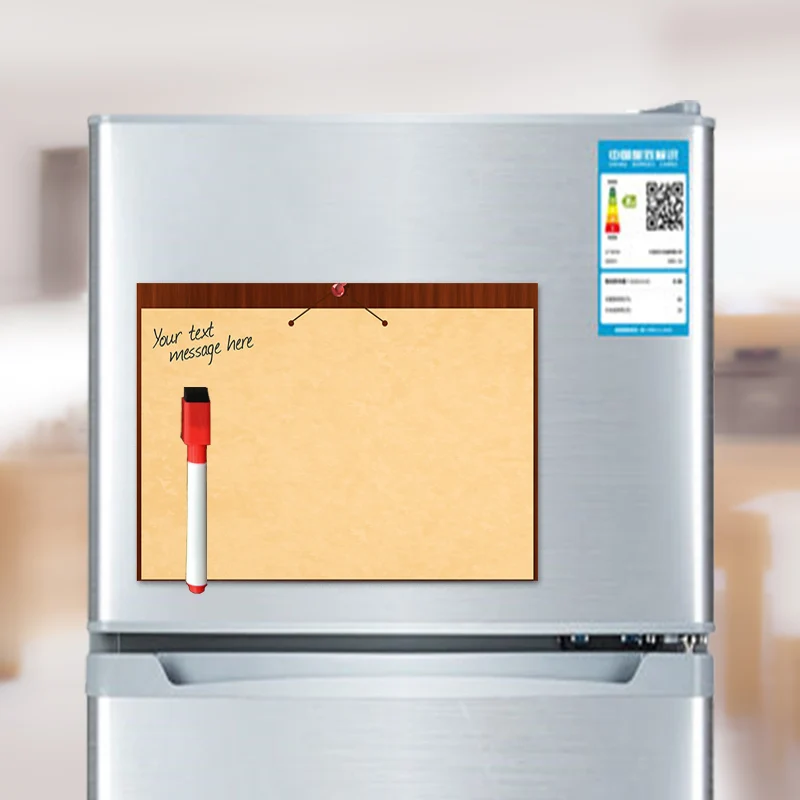 Ибаи А4 магнитная доска для сухого протирания гибкая доска для заметок-Кухонная магнитная наклейка на холодильник список покупок Семейные заметки