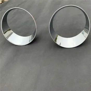 

WELKINRY car auto cover styling For Jeep Wrangler JL 2018 ABS chrome front head lamp light headlight trim