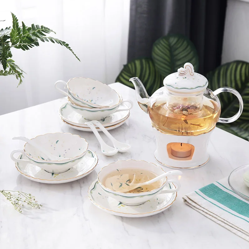 Роскошные креативные чайные чашки и блюдца эспрессо чашки английский послеобеденный чай вечерние чашки кофейная чашка фарфоровый дизайн tazas de cafe