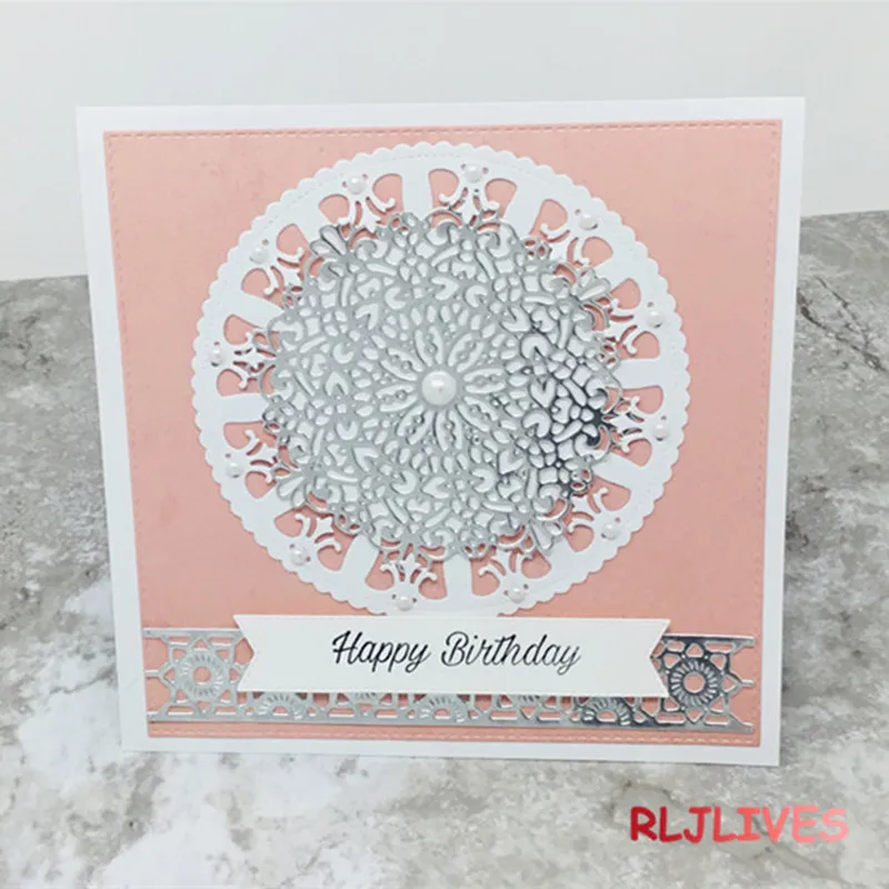 Doily штампы для резки металла DIY трафарет скрапбукинга бумаги ручной работы Альбом