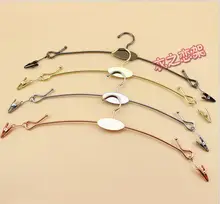 10pcs lot 28cm Top Grade Metal Hangers For Clothes Pants Clip Underwear Bra Hanger Panties Clips