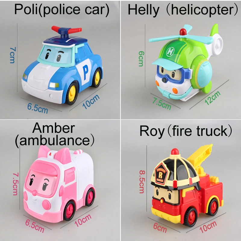 Оригинальный мальчик поли Robocar Корея Поли Инерционный Автомобиль Детские