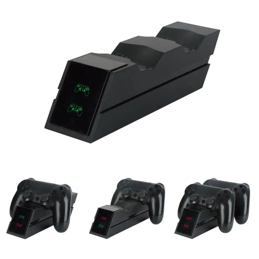 

Dual Controller Charger Dock Station with LED Light Indicators for PS4 Slim Pro Dual Controller Charger Dock Station