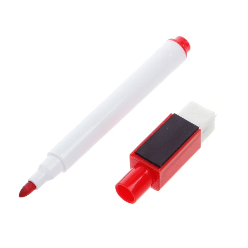 5 шт. Магнитная сухая стереть белый маркеры для доски ручка Встроенный ластик для школы офис