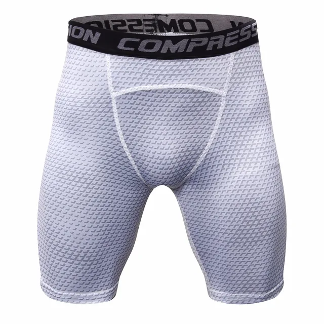2018 Beach Summer Compression Shorts Men Fashion 3D Print Short Leggings Crossfit Joggers Quick-drying Skinny Fitness Shorts Men