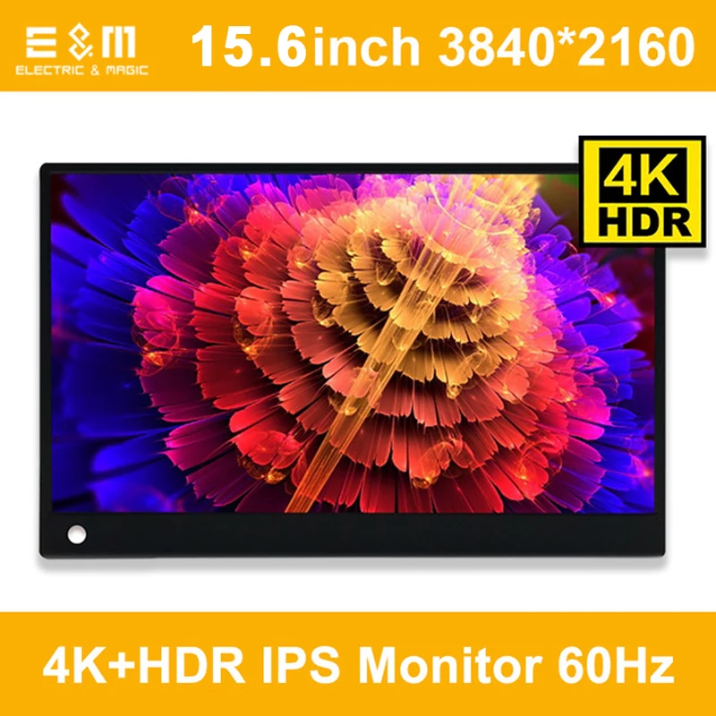 

4K HDR 3840*2160 IPS Monitor 60Hz 8bit Portable Game Mac Mini Switch Player Xb PS4 NS Type C Mp4 Player HDMI DP LCD Screen