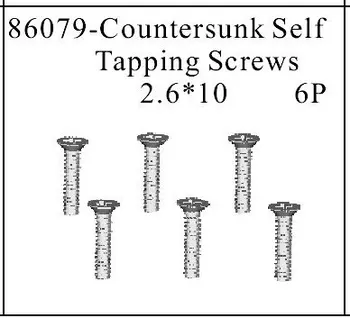 

HSP part 86079 countersunk self tapping screws 2.6*10mm X6P For 1/16th RC Buggy Car Truck 94182 /94183 /94185 /94186 /94187