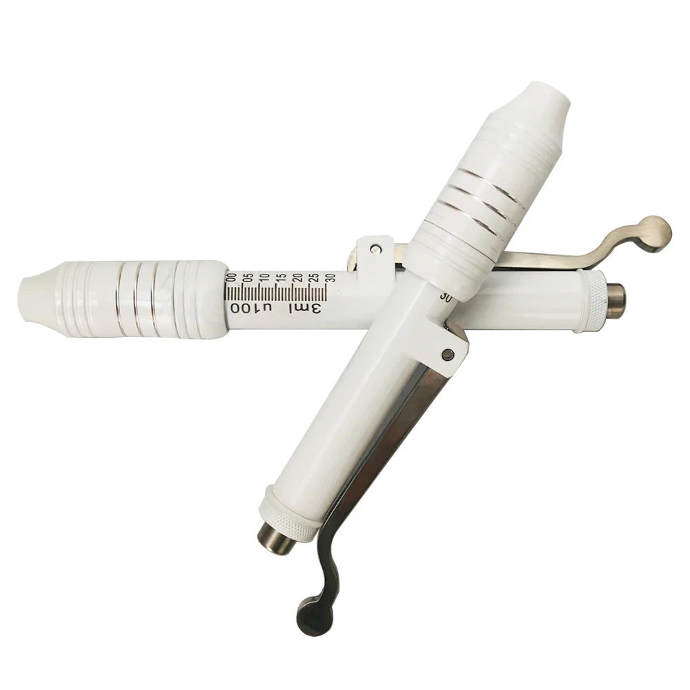  White Facial Care Tools Hyaluron Pen Adjustable High Pressure Hyaluronic Acid Atomization Anti Wrin