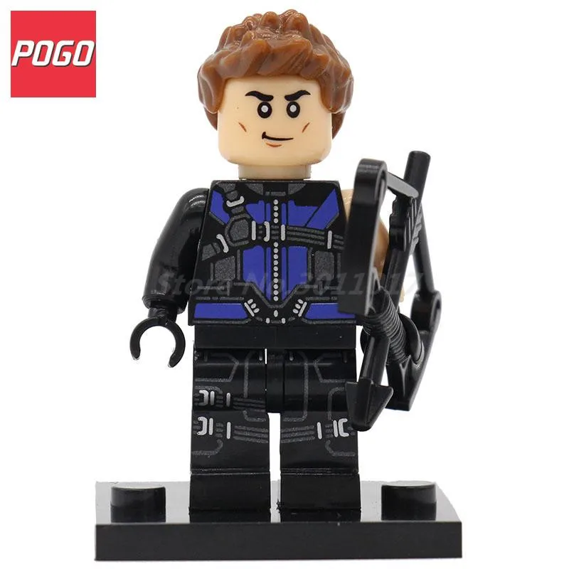 POGO Hawkeye Two Face Superheroes Building Block font b Toys b font Classic DIY Model Compatible