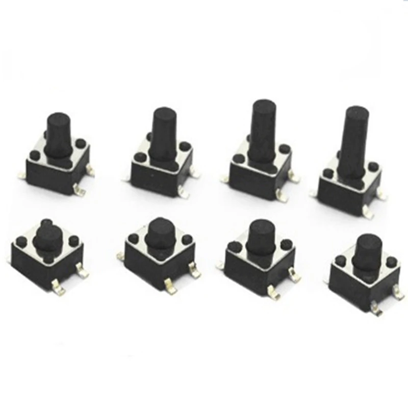 6 1000pcs Micro switch push button 6 6 mm 6x6x6mm NEW