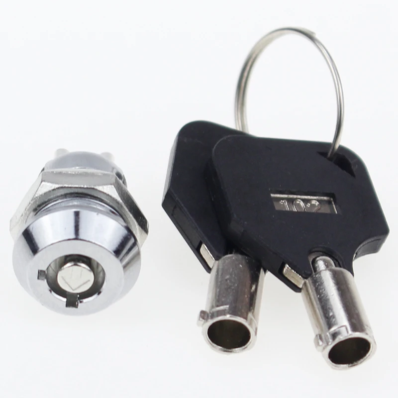12 X 22mm Key Switch, 10 Sets Key Switch Stainless Steel On Off Power Lock Double Pull Keylock Switch With Keys 2 Pack 12 X 22mm