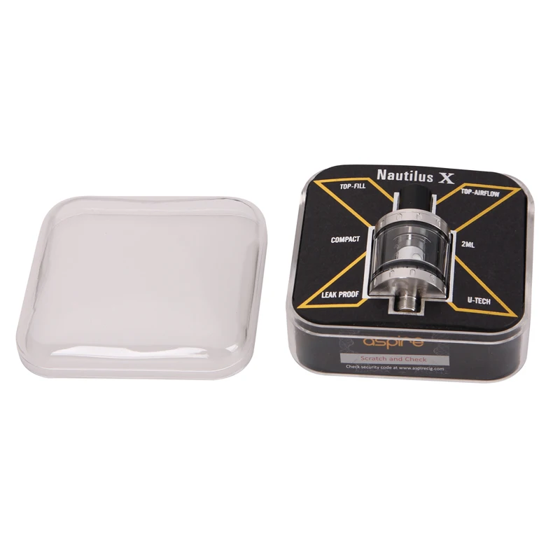 100% Original Aspire Nautilus X 2ml Clearomizer E Vaporizer Aspire Electronic Cigarette Nautilus X U Tech Coil Atomizer 012