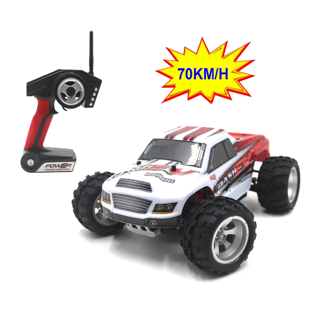 WLtoys 1:18 4WD 1/18 70 км/ч скоростной монстр-грузовик 2 4G Радиоуправление RC багги