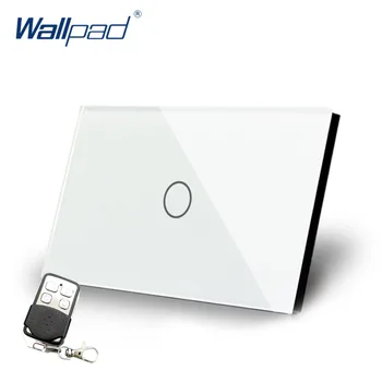 

Remote Fan Speed Regulator Wallpad US/AU Standard Touch Switch AC 110~250V Wall Light Switch With Remote Controller
