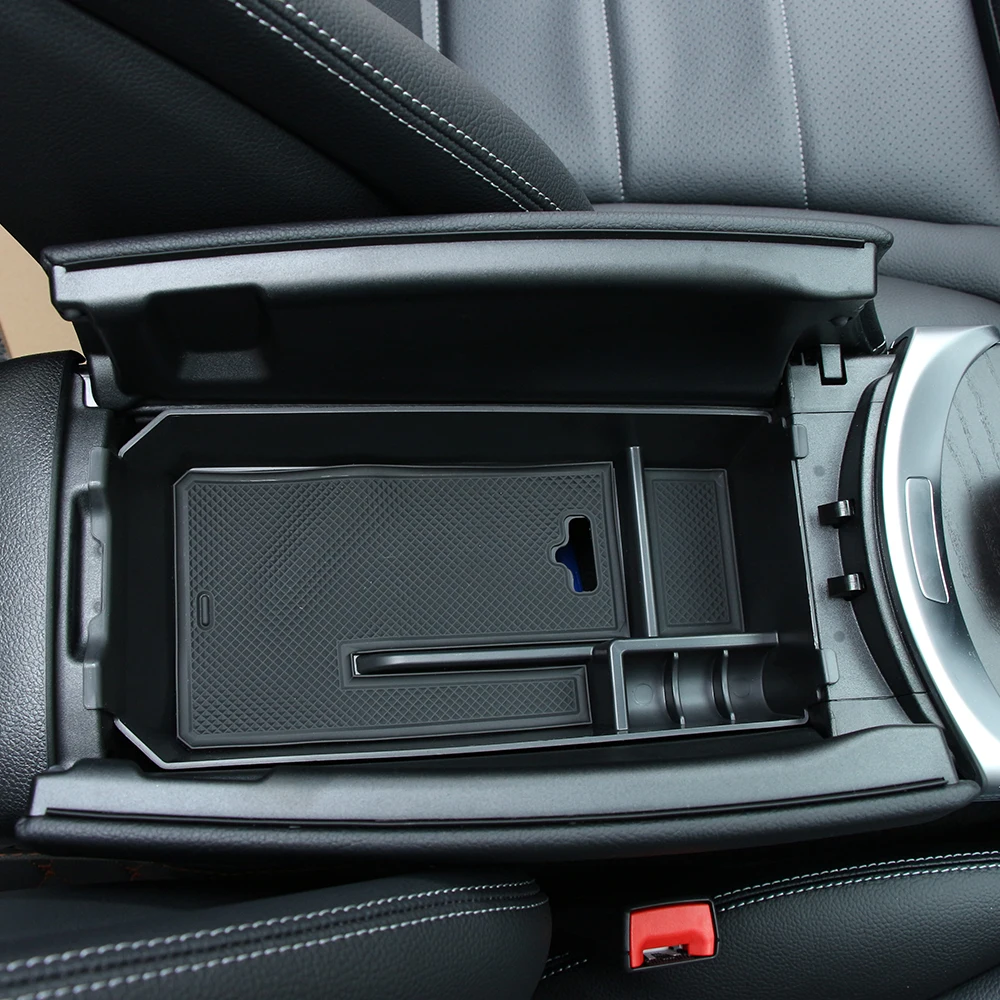 Auto Innenraum Mittelkonsole Panel Armlehne Box Schalter Button Abdeckung  kompatibel mit W205 C180 C200 C260 C300 Glc260 Glc300