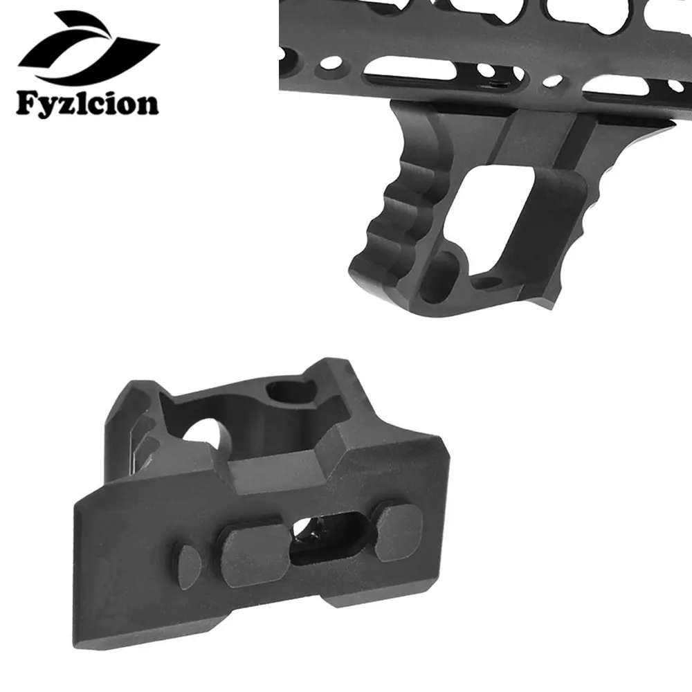 

Tactical Standard KeyMod/M-LOK Handguard System Hand Stop Rail Hunting Handstop Barricade Rest