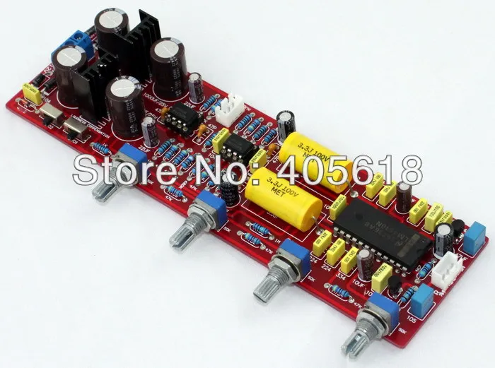 Lm4610n+ NE5532 твитер бас Объем Тон для DIY Усилители домашние собранный доска