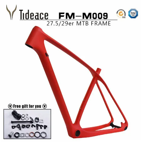 2017 Tideace T800 углеродная mtb рама 27. 5er/29er 29 карбоновая для горного велосипеда 142*12 или