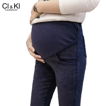 

CuilinKailan M-3XL Maternity Jeans for Pregnant Women Pregnant Pants Pregnancy Clothes Spring Summer Maternity Pant Plus Size