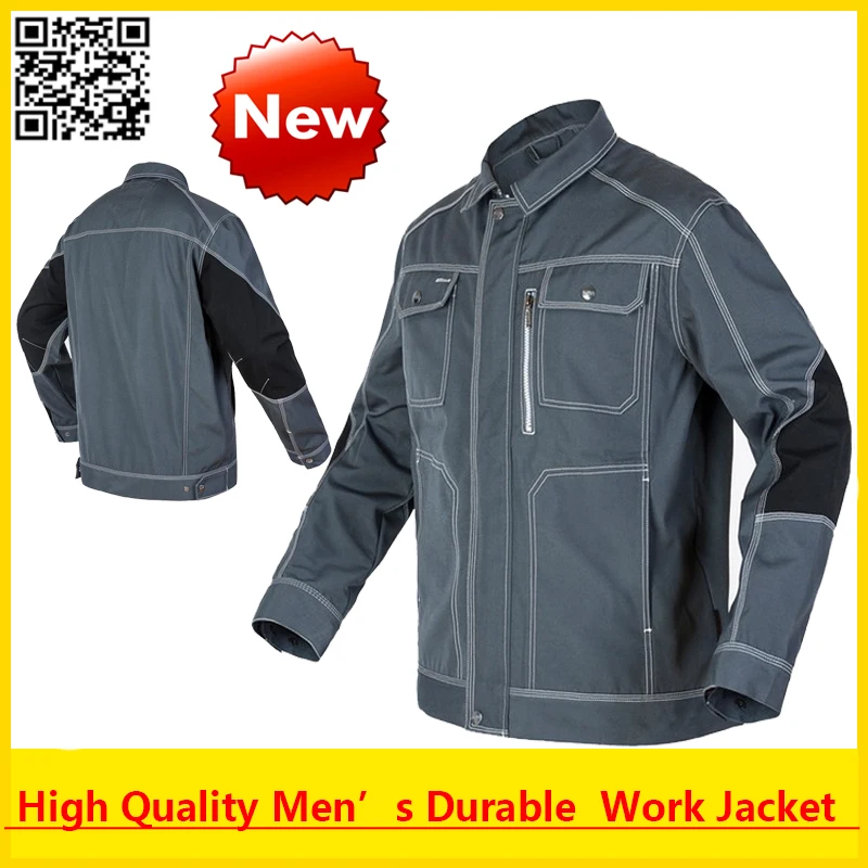 Bauskydd Men outdoor workwear multi pockets work jacket construction