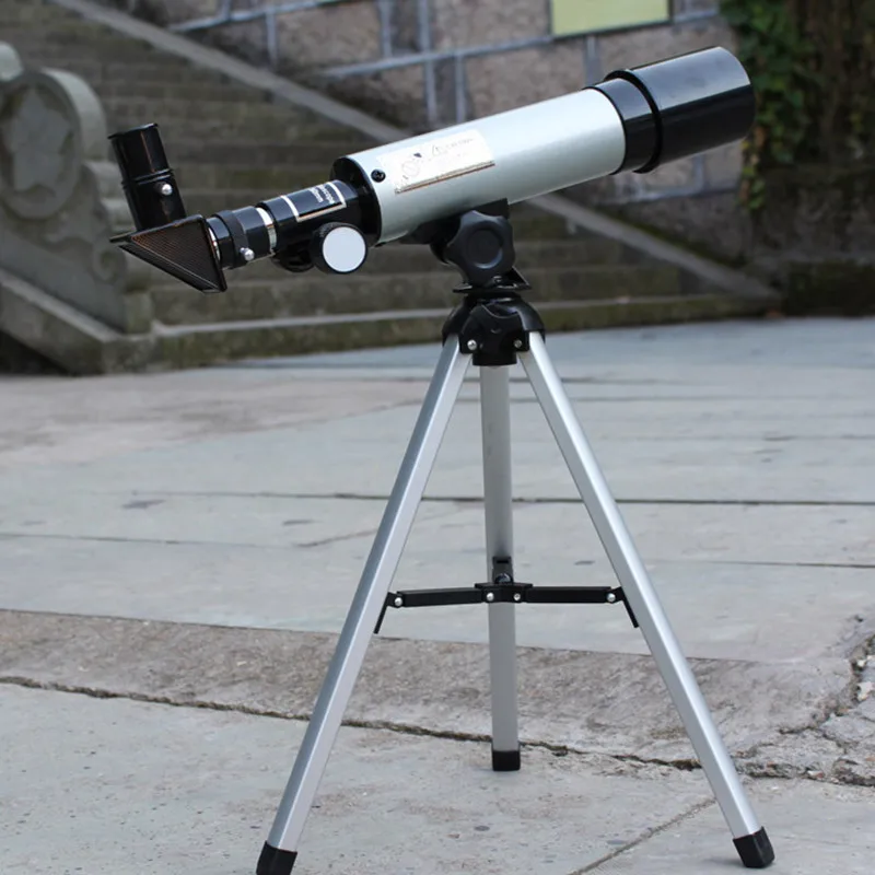 60X Refractive Astronomical Telescope 360/50mm F36050 Monocular Space Spotting Scopes with Tripod Free Shipping new professional telescopes 360 50mm refractive monocular astronomical telescope tripod hd space monocular spotting scope