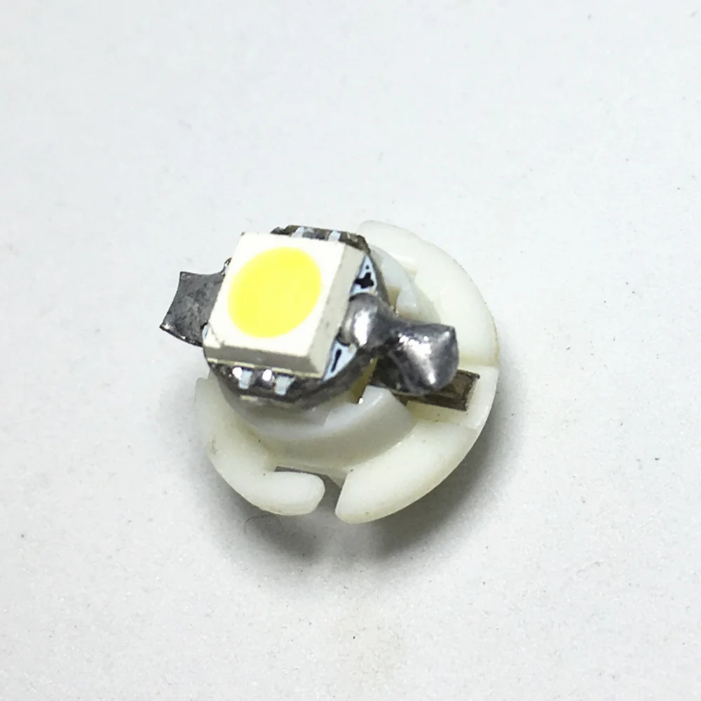 10 шт. B8.4 светодиодный Фирменная Новинка T5 B8.4D 5050 1SMD боковой индикатор светильник, футболка с принтом "автомобиль" светильник инструмент луковицы датчик приборной панели, светодиодные лампы 12V