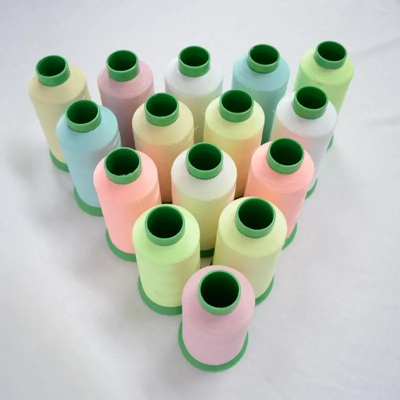 

1000 Yards Spool Luminous Glow In The Dark Machine DIY Embroidery Sewing Thread