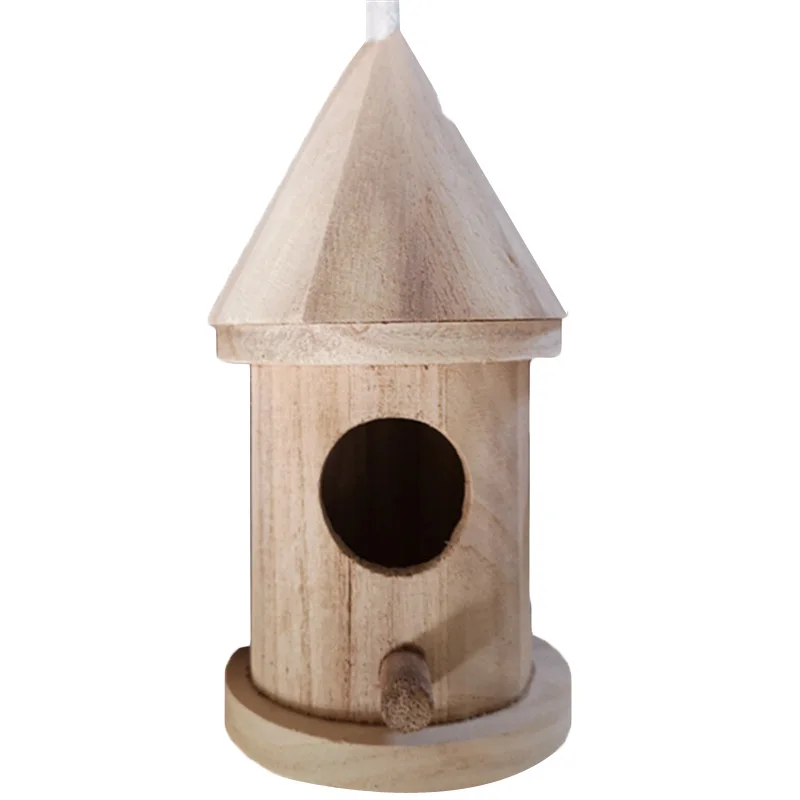 

Wooden Cage House Breeding Box Nest For Bird Parrot Parakeet Cockatiels Supplies