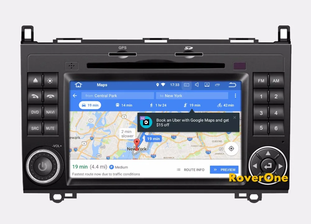 Cheap RoverOne Android 8.0 Car Multimedia System For Mercedes B55 B140 B160 B170 B180 B200 Radio Stereo DVD GPS Media Music Player 11