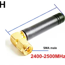 OSHINVOY 2,4g PCB антенна правый угол sma папа 2,4G SMA модуль резиновая антенна