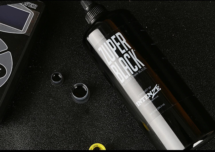 

NEW 1 bottle of black permanent tattoo ink 12 ounces (360 ml) body painting permanent black tattoo ink