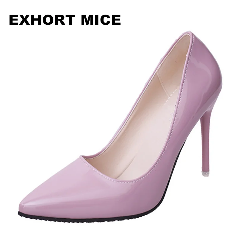 2017 font b Women b font Pumps Spring Autumn High heels Pointed Toe Female Wedding font