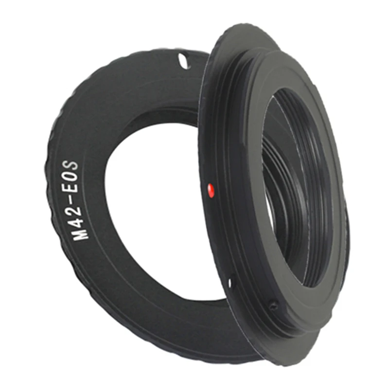 AF Confirm M42 Lens to Canon EOS EF Silver Adapter 60D 50D 40D 550D ILS AF Confirm M42 Lens to Canon EOS EF Silver Adapter 60D 50D 40D 550D ILS