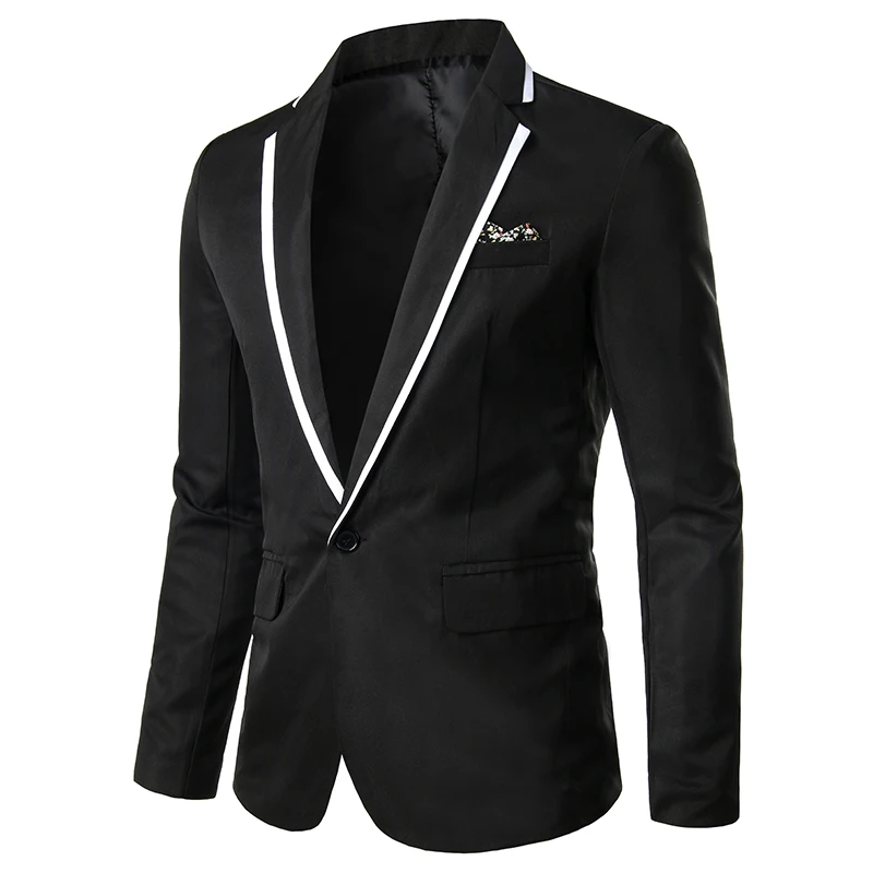 

Autumn 2019Men'S Suit Jacket New Trend Formal Occasions One Button Suit Jacket High Quality Custom Casual Suit Jacket Business