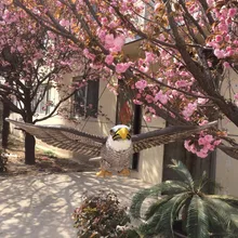 Zilin lifesize большой лысый манок/Летающий макет ястреба для птичьего пугания 110*66 см