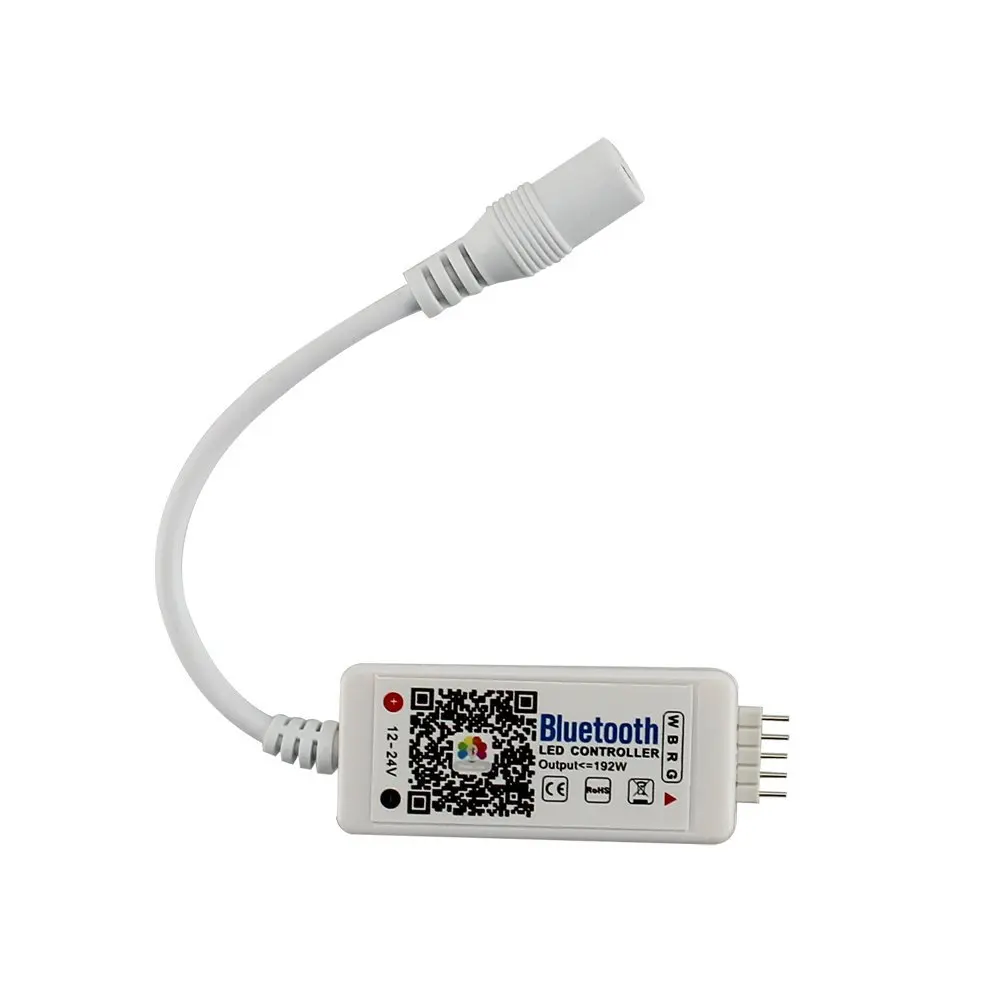 

Mini RGBW BT Controller IR Remote DC12-24V 16A for LED RGBW Strip Smart Phone Control LED MagicBlue App16 Million Colors Music T