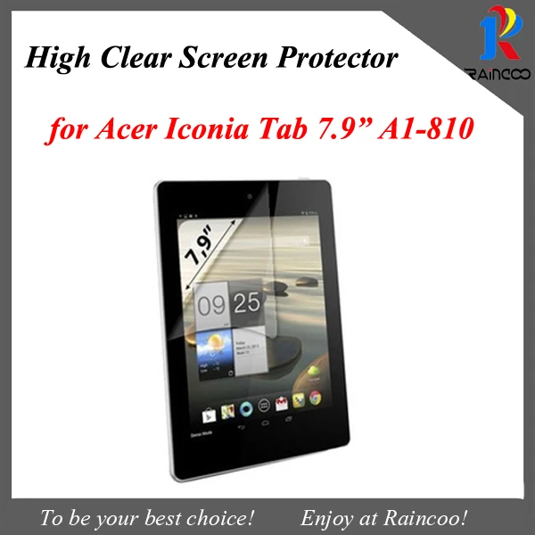 10 шт./партия для acer Iconia Tab 7," планшет A1-810 чехол для экрана, для acer a1 810 7,9" планшет пленка для экрана высокой прозрачности протектор