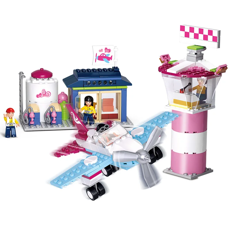 0608 284pcs Girl's Dream Constructor Model Kit Blocks Compatible LEGO Bricks Toys for Boys Girls Children Modeling