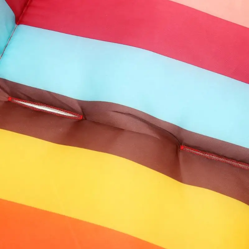 Мягкая Плотная подушка для коляски цвета радуги, кресло для коляски, детское сиденье для детской коляски, водонепроницаемая подушка для коляски 68*45*3 см