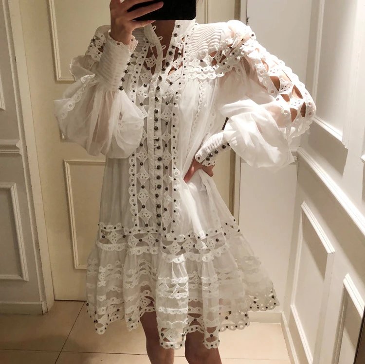 moncur studded smock