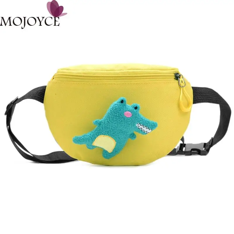

Fashion Kids Girls Cute Alligator Doll Decor Shoulder Crossbody Bags Women Kids Waist Fanny Belt Packs Casual Nylon Chest Bags