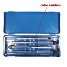 Compteur d'alcool 4 pièces/ensemble jauge de flotteur en verre densitomètre compteur d'alcool-liquide hydromètre testeur de vin alcoomètre(China)