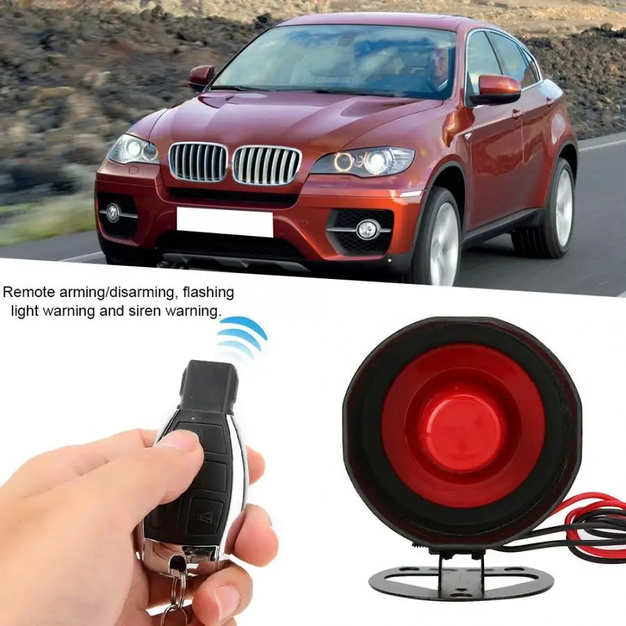 

Remote Start Flameout Type Car Alarm Speaker Horn Anti-theft Security System All In One 2019