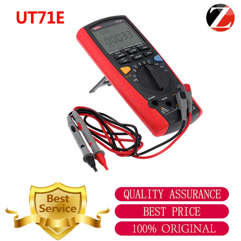 

UT71E professional Intelligent LCD Digital MultiMeter AC DC Volt Ampere Ohm Capacitance Temp Meter IN STOCK
