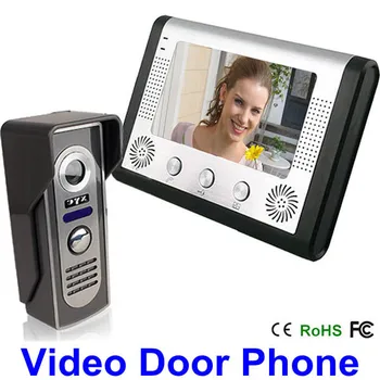 

7 Inch LCD Video Doorbell Camera System - with Rain Cover