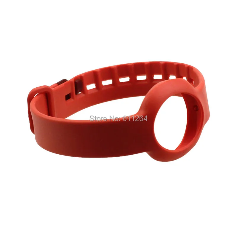 10 шт./лот сменный ремешок на запястье резиновый ремешок для Jawbone Up Move большой/маленький размер с застежкой