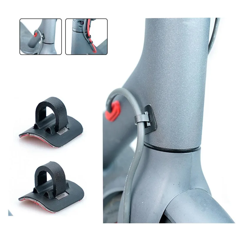 

2PCS/lot Pro Scooter Alloy Cable Tie Buckle Organizer For Xiaomi Mijia M365 Electric Scooter Skateboard Accessories